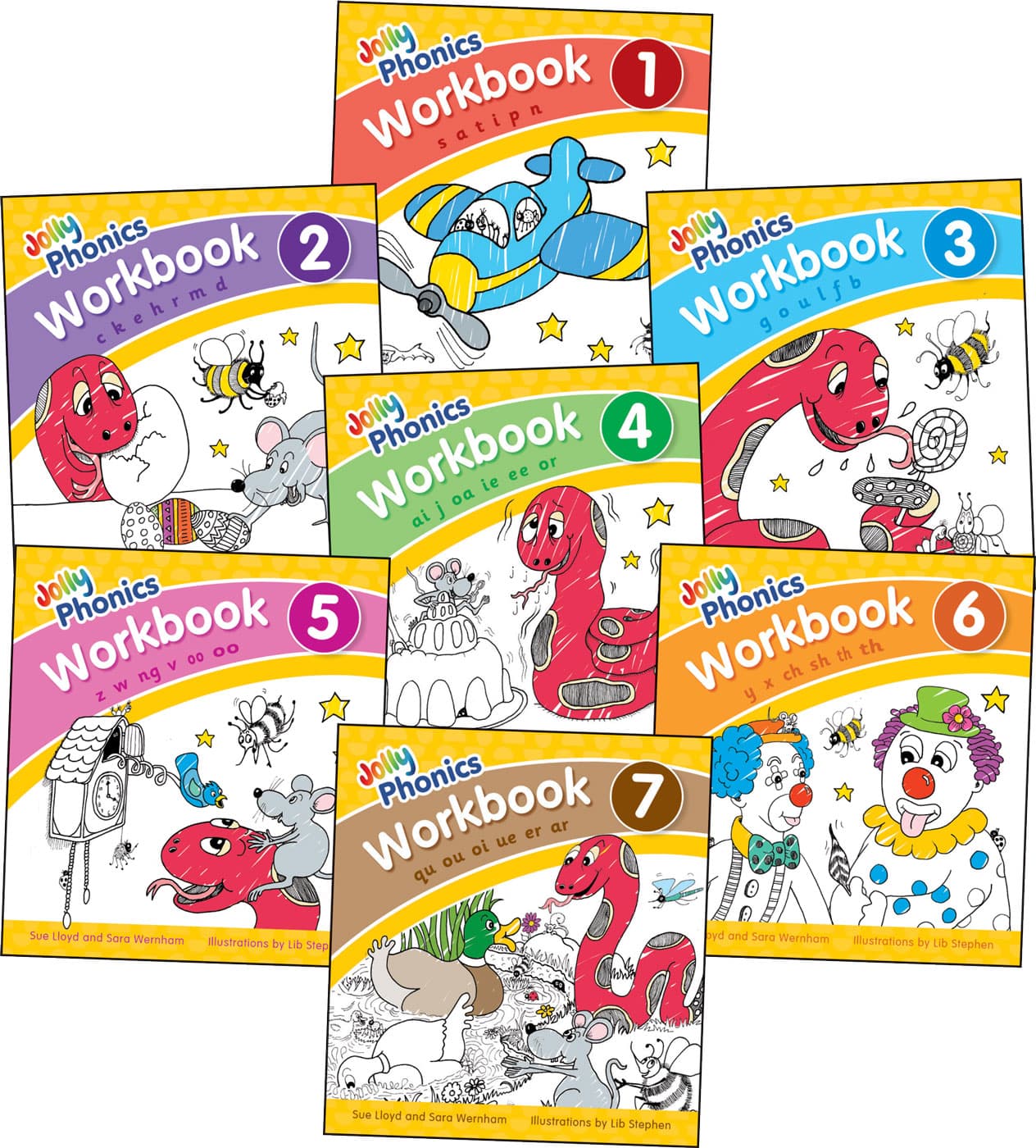 JP Workbooks Set 1-7